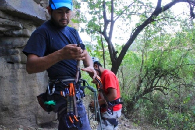 Salida a roca natural